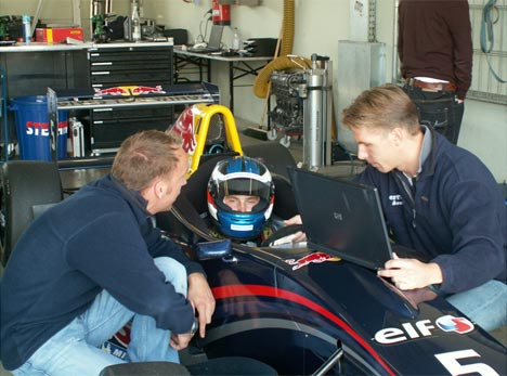 Fra Johans test med Motopark Academy i august 2007.